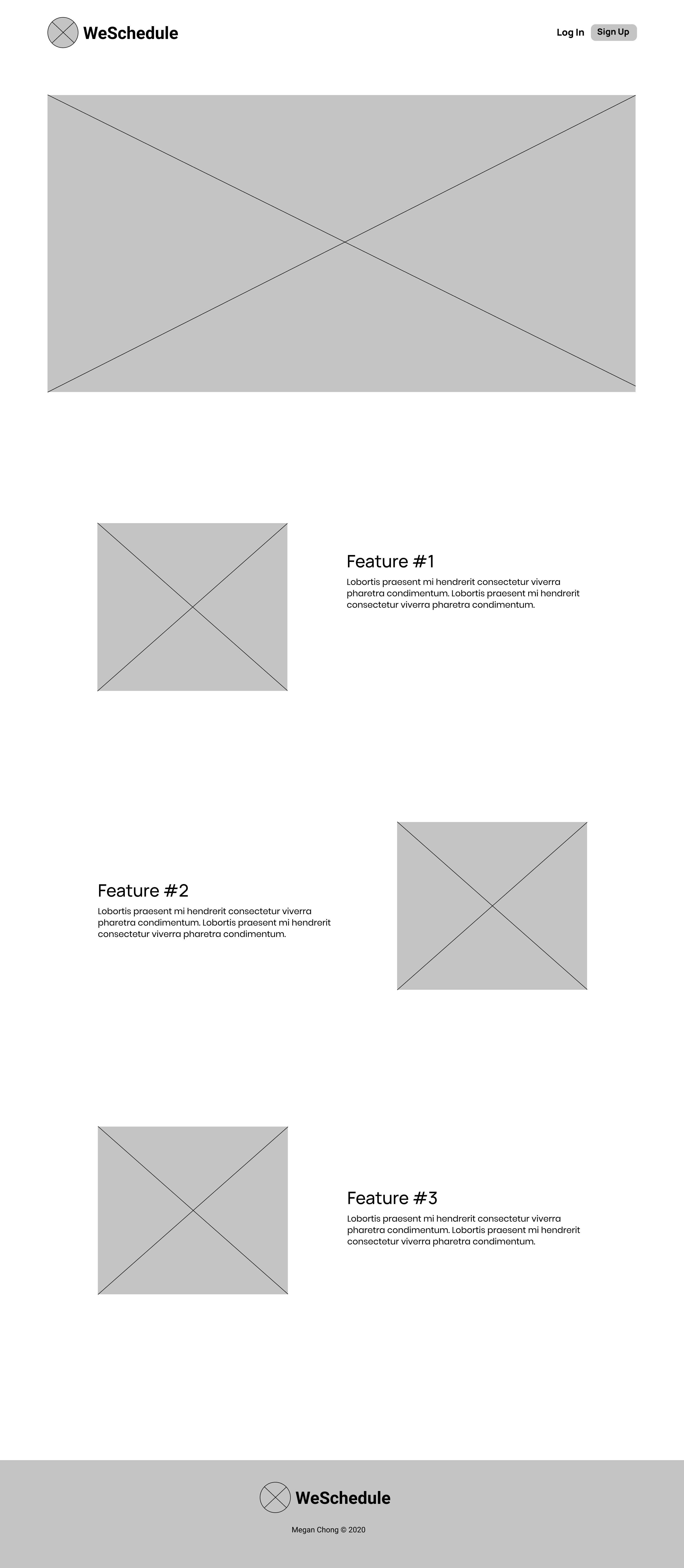 Lo-fi Wireframes