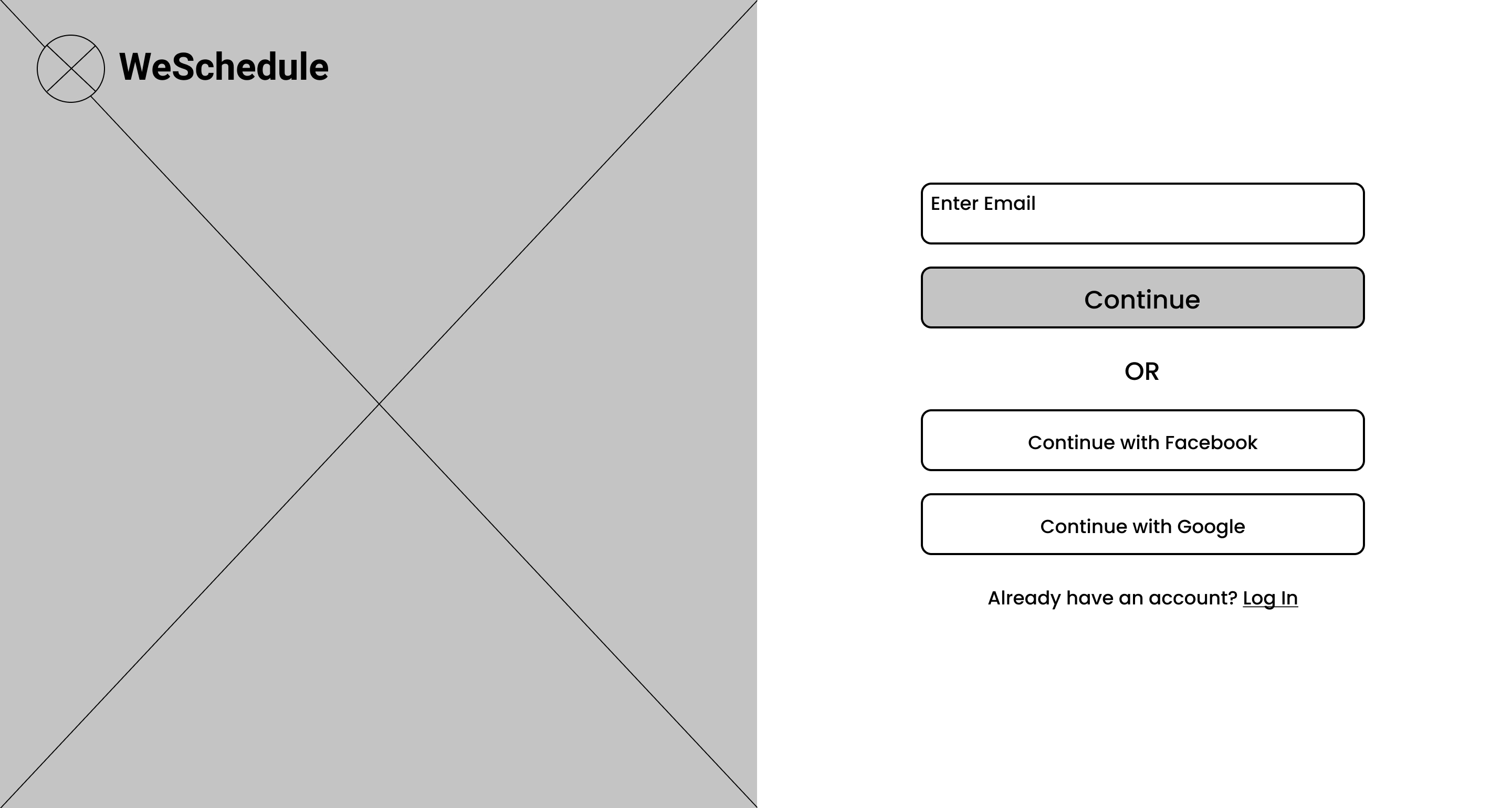 Lo-fi Wireframes
